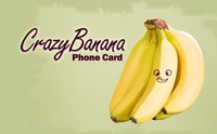 Crazy Banana Phone Card