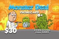 Monster Deal Phone Card $30 - International Calling Cards