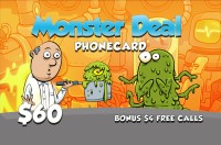Monster Deal Phone Card $60 - International Calling Cards