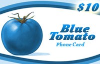 Blue Tomato $10 - International Calling Cards