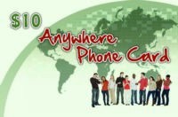 Anywhere Phone Card $10 - International Calling Cards