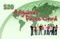 Anywhere Phone Card $20 - International Calling Cards