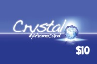 Crystal Phone Card $10 - International Calling Cards