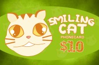 Smiling Cat Phone Card $10 - International Calling Cards