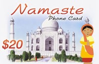 Namaste Phone Card $20 - International Calling Cards