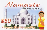 Namaste Phone Card $50 - International Calling Cards