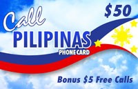 Call Pilipinas $50 - International Calling Cards