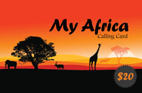 My Africa $20 - International Calling Cards