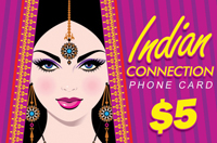 Indian Connection $5 - International Calling Cards