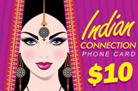 Indian Connection $10 - International Calling Cards