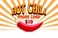 Hot Chili Phonecard $10 - International Calling Cards