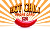 Hot Chili Phonecard $20 - International Calling Cards