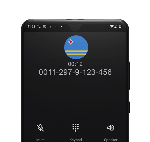 how to call a mobile in aruba