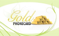 Gold Phone Card